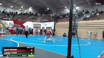 150 lbs 5th Place Match - Julius Spencer, Knox vs Carnell Baker, Whiteland