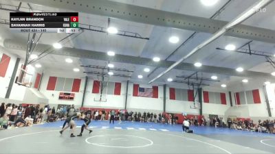 140 lbs Cons. Round 4 - Kaylnn Brandon, Vale vs Savannah Harris, Kuna