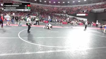 175 lbs Cons. Round 3 - Thomas Dieringer, Ozaukee vs Jack Newbury, Tomah