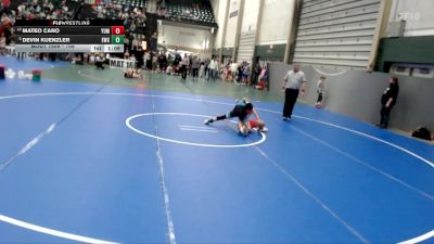 105 lbs Quarterfinal - Devin Kuenzler, Eaglecrest Wrestling Club vs Mateo Cano, Yuma
