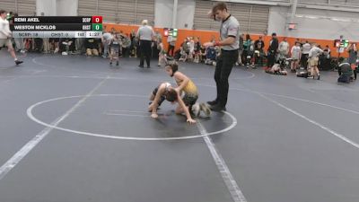 60 lbs Round 2 (4 Team) - Weston Nicklos, Ohio Stingers vs Remi Akel, Florida Scorpions