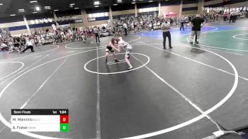 86 lbs Semifinal - Max Mannino, Gold Rush Wr Ac vs AJ (Alexander) Fisher, Barn Brothers