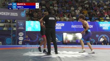 57 kg Qualif. - Mykola Bratov, Ukraine vs Anthony Knox, United States
