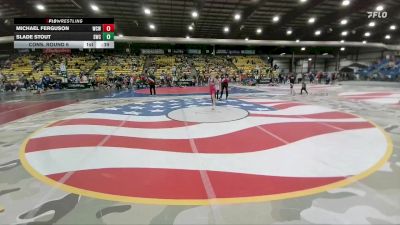 75 lbs Cons. Round 6 - Slade Stout, Stanley Wrestling Club vs Michael Ferguson, Windy City Wrestlers