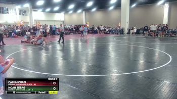 165 lbs Round 1 (10 Team) - Cain Michael, Indiana Smackdown Black vs Noah Sebag, Bad Bay Wrestling Club