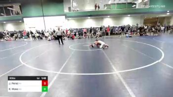 60 lbs Quarterfinal - Junior Perez, NY vs Kruz Moss, WV