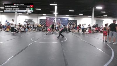 56 lbs Semifinal - Carson Stinson, All I See Is Gold Academy vs Rowan Johnson, Capital City Wrestling