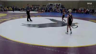 60 lbs Semis (4 Team) - Brekk Huebner, MAHACA vs Olin Knutson, Quad County