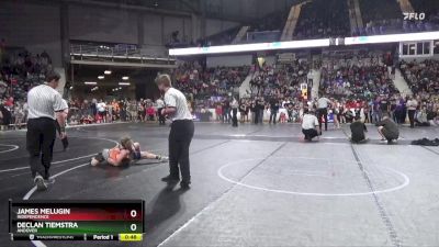 110 lbs 3rd Place Match - James Melugin, Independence vs Declan Tiemstra, Andover