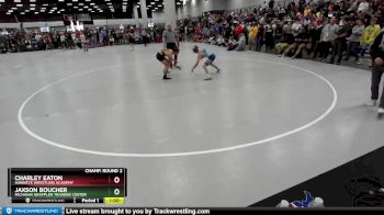 110 lbs Champ. Round 2 - Charley Eaton, Hawkeye Wrestling Academy vs Jaxson Boucher, Michigan Grappler Training Center