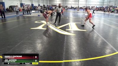 149 lbs Champ. Round 2 - Angelo Centrone, Cortland State vs Joe Jackson, Roanoke College