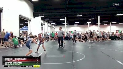 84 lbs Round 4 (6 Team) - Cooper Williams, Buffalo Valley WC vs Jackson Merschbach, U2 Stars & Stripes