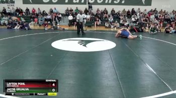 190 lbs Semifinal - Layton Pohl, New Hope HS vs Jacob Grijalva, Florence