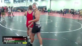 165 lbs Semis & 1st Wrestleback (8 Team) - Ty Schepens, Team Montana Sidney vs Malaki Johnson, Hawkstyle Elite