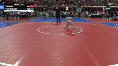 61 lbs Cons. Round 5 - Jax Muir, Spartan Youth Wrestling Club vs Hawk Hecker, North Big Horn Rams
