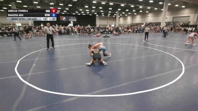 120 lbs Champ. Rd Of 64 - Dakota Nix, Waynesville Tigers Wrestling Club vs Amelia Terrill, Iowa