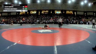 165-2A/1A Quarterfinal - Zach Garvin, Rising Sun vs Patrick Mattingly, Francis Scott Key