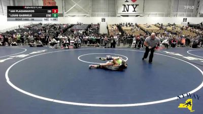 96 lbs Quarterfinal - Ian Plagianakos, Elite Wrestling Academy vs Louis Gabriele, Columbia Youth Wrestling Club