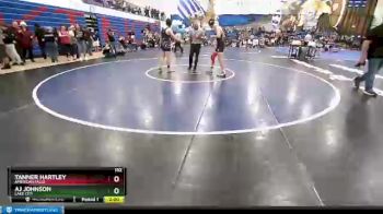 152 lbs Quarterfinal - AJ Johnson, Lake City vs Tanner Hartley, American Falls