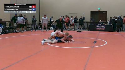190 lbs Champ. Rd Of 16 - Nolan Savage, Steller Trained vs Teagan Barr, Trinity