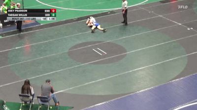 117 lbs Round Of 32 - Joey Pearson, Downingtown West vs Taegan Willis, Corry