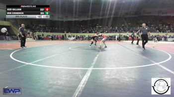 120 lbs 3rd Place - Jozi Gilliam, Sulphur vs Iris Cisneros, Skiatook Youth Wrestling