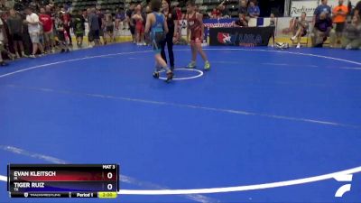 108 lbs Quarterfinal - Evan Kleitsch, IA vs Tiger Ruiz, TX