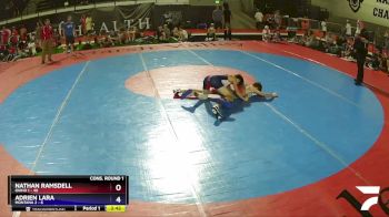 106 lbs Quarters & Wb (16 Team) - Nathan Ramsdell, Idaho 1 vs Adrien Lara, Montana 2