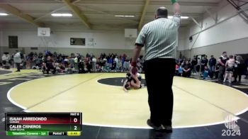 100 lbs Cons. Round 2 - Isaiah Arredondo, Sanger vs Caleb Cisneros, Team Selma