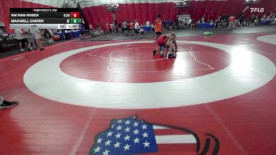175 lbs Placement Matches (8 Team) - Maxwell Carter, Buffalo vs Nathan Huber, Franklin Central Flashes B