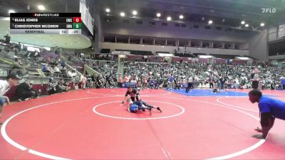 49 lbs Semifinal - Christopher Mcgrew, Greenwood Wrestling Academy vs Elias Jones, Conway Wrestling Club