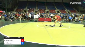 120 lbs Rnd Of 64 - Ashton Anderson, Michigan vs Jordan Williams, Oklahoma