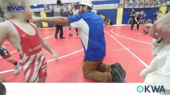 45 lbs Round Of 16 - Arlo Farrell, Berryhill Wrestling Club vs Danger Welch, Claremore Wrestling Club