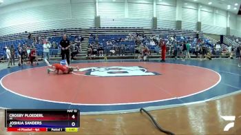 78 lbs Round 3 - Crosby Ploederl, WI vs Joshua Sanders, IN