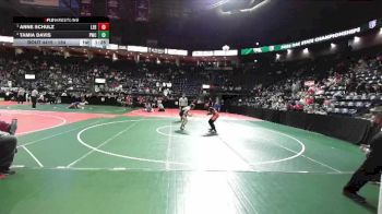 134 lbs Semifinal - Anne Schulz, LEB1 vs Tamia Davis, PWCA