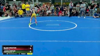 56 lbs Round 5 (8 Team) - Jaxon Shifler, Terps Xpress ES vs Blake Proctor, Seagull