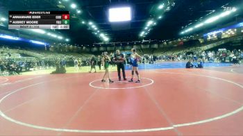 115 lbs Champ. Round 1 - Annamarie Eder, Cocoa Beach vs Aubrey Moore, Yulee