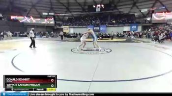 2A 195 lbs Quarterfinal - Whyatt Larson Phelan, Orting vs Donald Schmidt, Selah