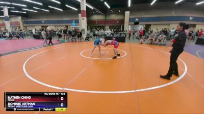 132 lbs Cons. Round 6 - Nathen Chino, Texas vs Dominik Artman, Texans Wrestling Club