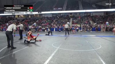 110 lbs Champ. Round 1 - Lindsay Newberry, Chesty Lions vs Kaci Riffel, Abilene