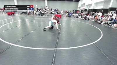 215 lbs Ceasar Salas, Team Indiana Gold vs Seth Hernandez, Oklahoma Blue