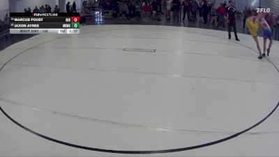 148 lbs Champ. Round 2 - Jaxon Ayres, Midwest Destroyers Wrestling Club vs Marcus Foust, Nebraska