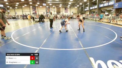 132 lbs Rr Rnd 1 - Cole Rose, Revival Blue vs Mike Giugliano, Elite Athletic Club WE