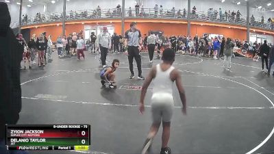 75 lbs Quarterfinal - Delanio Taylor, JET vs Zyion Jackson, Suplex City Raptors