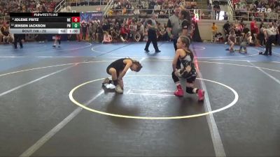 75 lbs Quarterfinal - Jensen Jackson, Pursuit Wrestling vs Jolene Fritz, Miami East