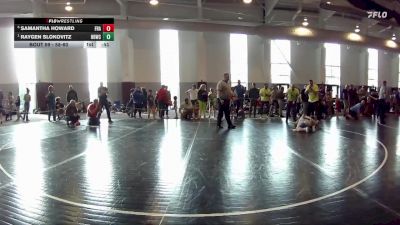 58-60 lbs Semifinal - Raygen Slokovitz, New River Wrestling Club vs Samantha Howard, Franconia