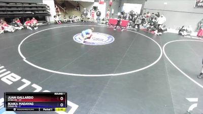 150 lbs Round 1 (16 Team) - Juan Gallardo, KCWA-FR vs Ikaika Madayag, CMWA-FR