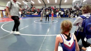 96 lbs Rr Rnd 4 - Khloee Vargas, Bixby JH Girls vs Aria Petty, Wilburton Schools