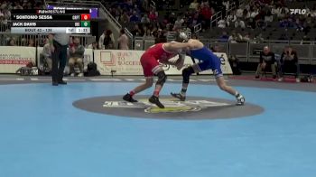 138 lbs Champ. Round 1 - Sontonio Sessa, Crown Point vs Jack Davis, Indianapolis Bishop Chatard