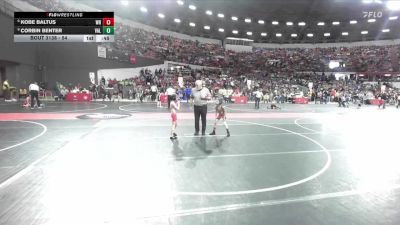 54 lbs Champ. Round 2 - Corbin Benter, Valders vs Kobe Baltus, Wisconsin Rapids